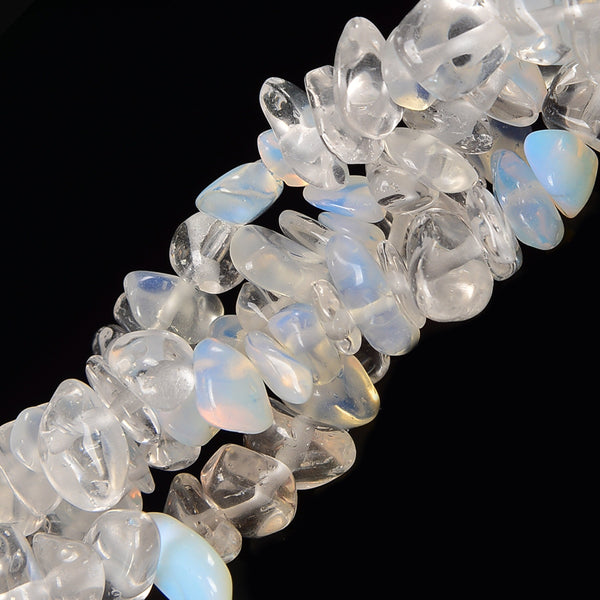 Opalite Smooth Loose Chips Beads 7-8mm - 34" Strand