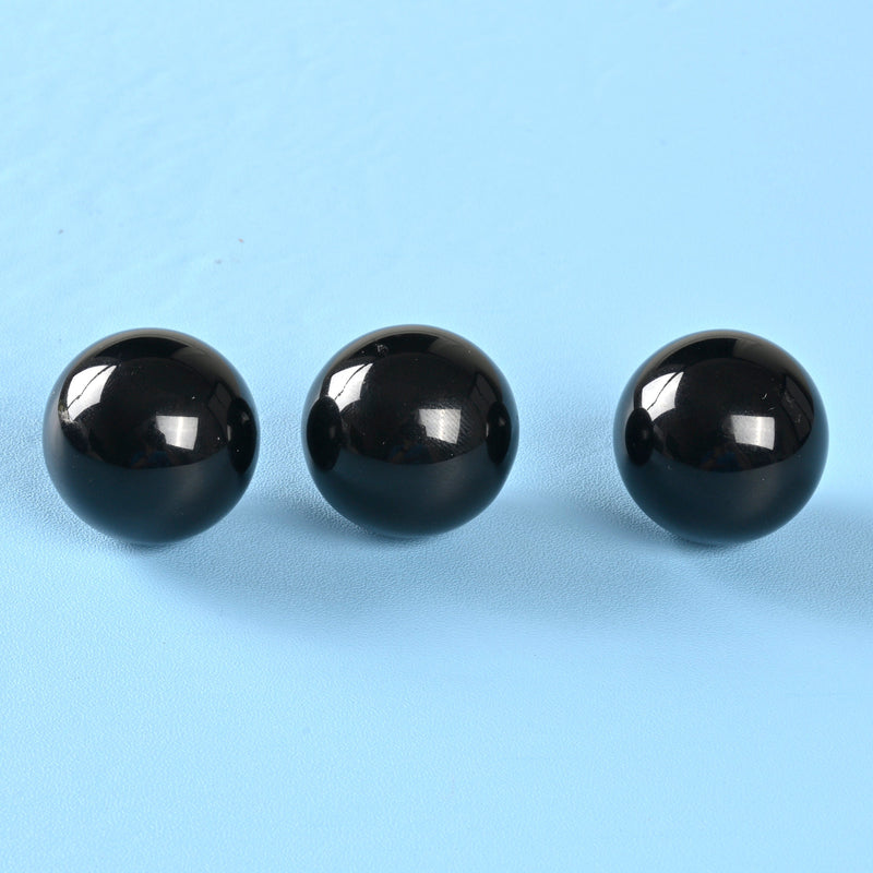 Sphere Ball Crystal, Black Obsidian Crystal Ball, 20mm, 25mm, Small Polished Sphere Gemstone, Black Obsidian Sphere Crystal Ball Round.
