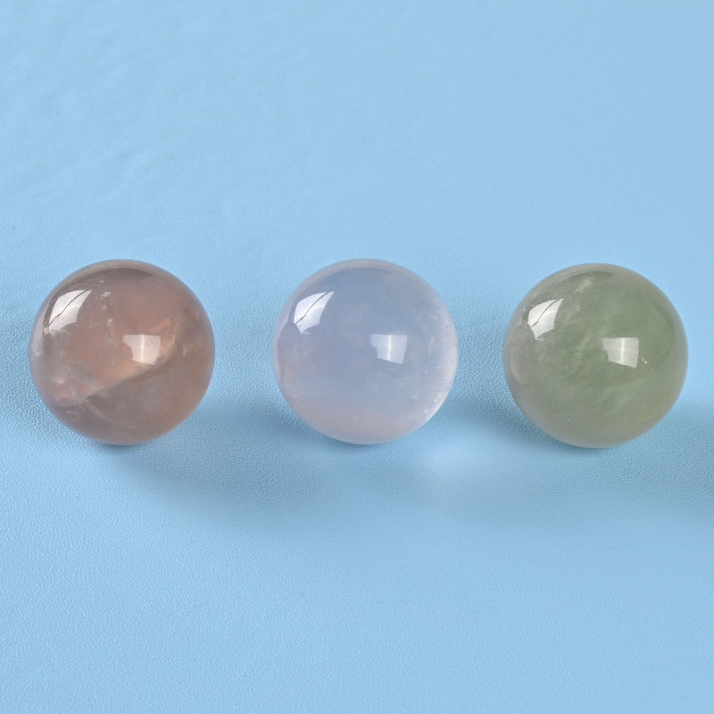 Sphere Ball Crystal, Fluorite Crystal Ball, 20mm, 25mm, Small Polished Sphere Gemstone, Fluorite Sphere Crystal Ball Round.