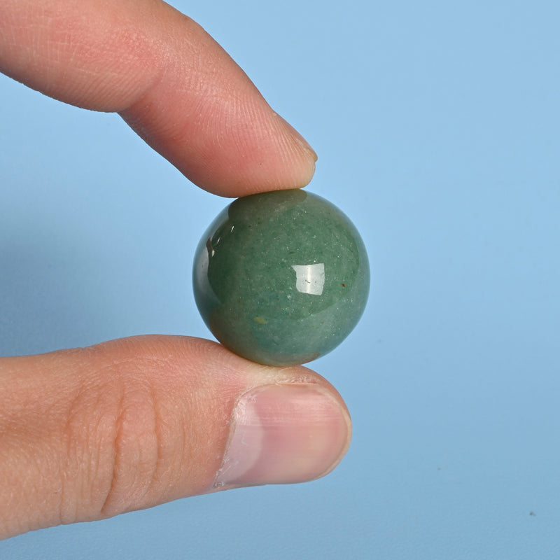 Sphere Ball Crystal, Green Aventurine Crystal Ball, 20mm, 25mm, Small Polished Sphere Gemstone, Green Aventurine Sphere Crystal Ball Round.