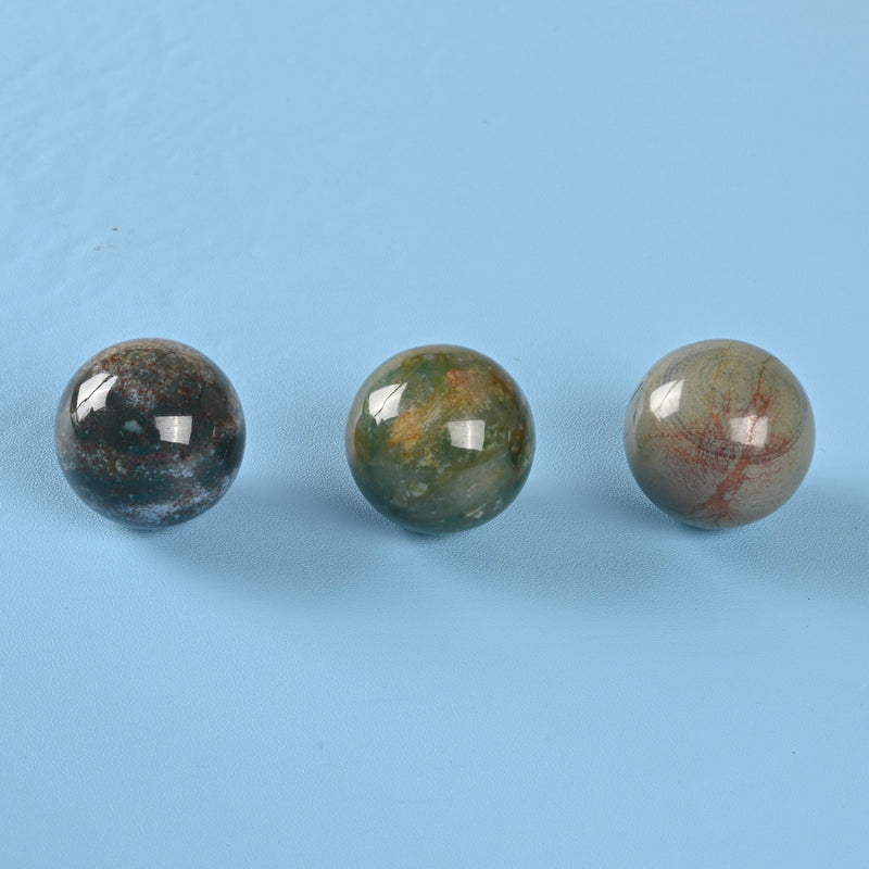 Sphere Ball Crystal, Indian Agate Crystal Ball, 20mm, 25mm, Small Polished Sphere Gemstone, India Agate Sphere Crystal Ball Round.