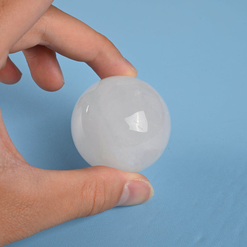 Sphere Ball Crystal, Clear Quartz Crystal Ball, 30mm, 40mm, 50mm Polished Sphere Gemstone, Clear Quartz Sphere Crystal Ball Round.