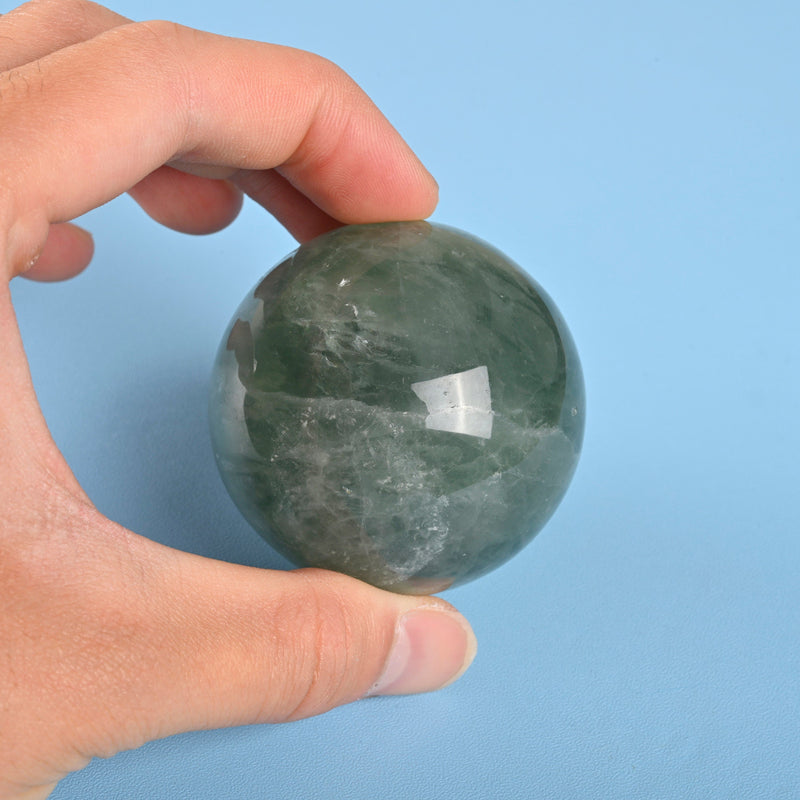 Sphere Ball Crystal, Fluorite Crystal Ball, 30mm, 40mm, 50mm Polished Sphere Gemstone