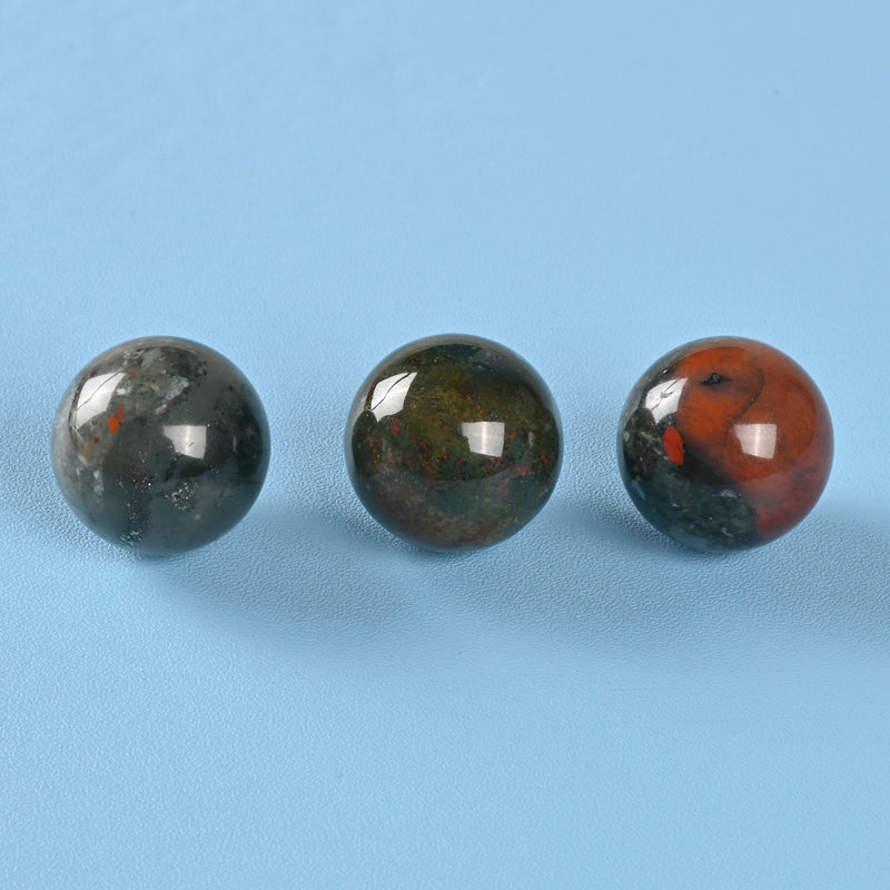 Sphere Ball Crystal, African Bloodstone Crystal Ball, 20mm, 25mm, Small Polished Sphere Gemstone, African Blood Sphere Crystal Ball Round.