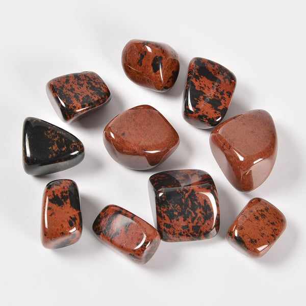 Mahogany Obsidian Tumbled Stones Gemstone Crystal 20-30mm, Healing Crystals, Medium Size Stones