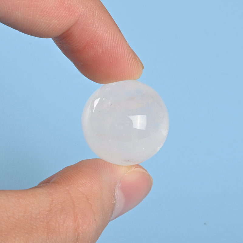 Sphere Ball Crystal, Clear Quartz Crystal Ball, 20mm, 25mm, Small Polished Sphere Gemstone, Clear Quartz Sphere Crystal Ball Round.