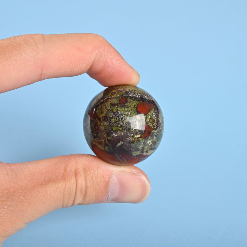Polished Sphere Dragon Blood Crystal Gemstone Ball Round.